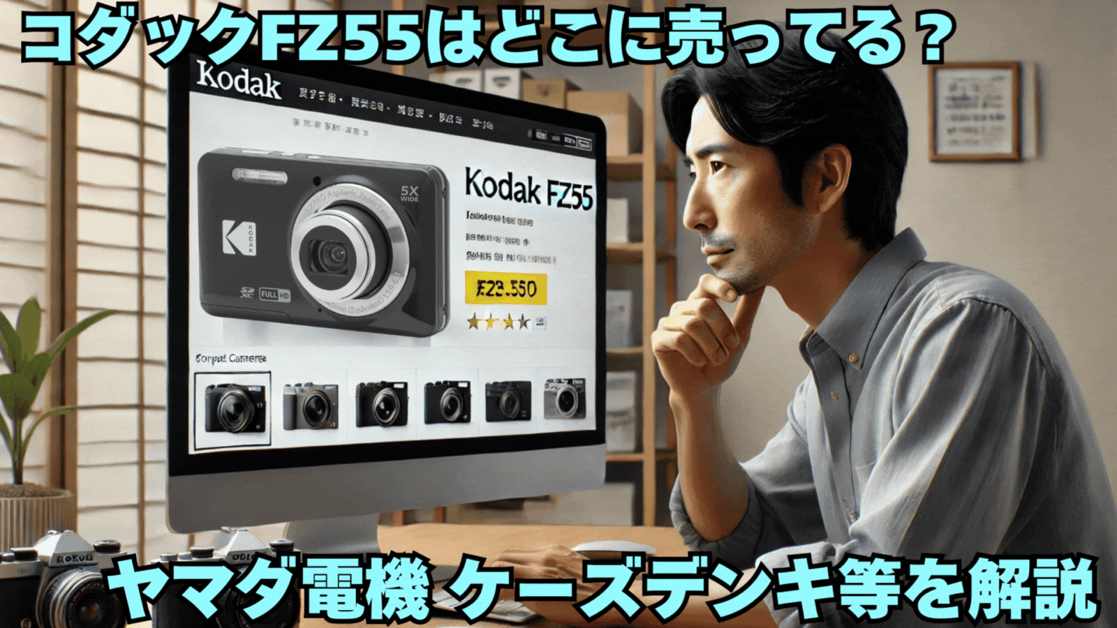 コダックFZ55はどこに売ってる アイキャッチ
