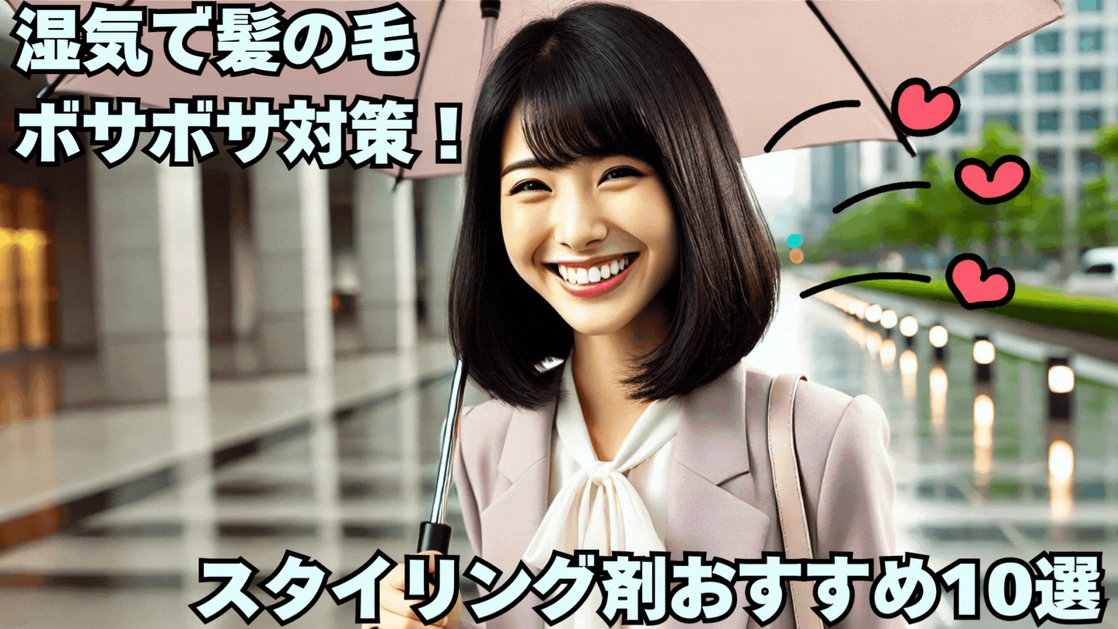 湿気で髪の毛ボサボサ対策！アイキャッチ