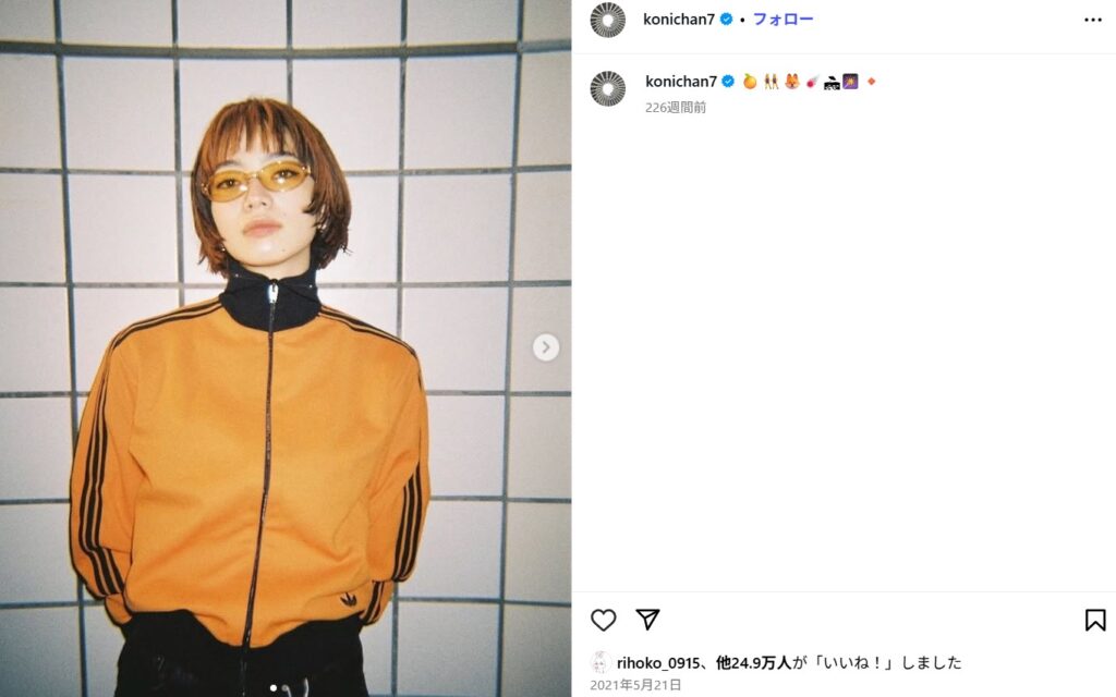 映画だけでなくファッションモデル